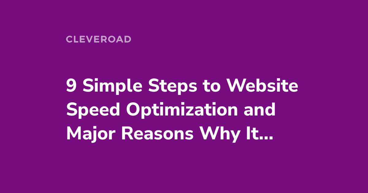 Website Performance Optimization Techniques to Speed It Up