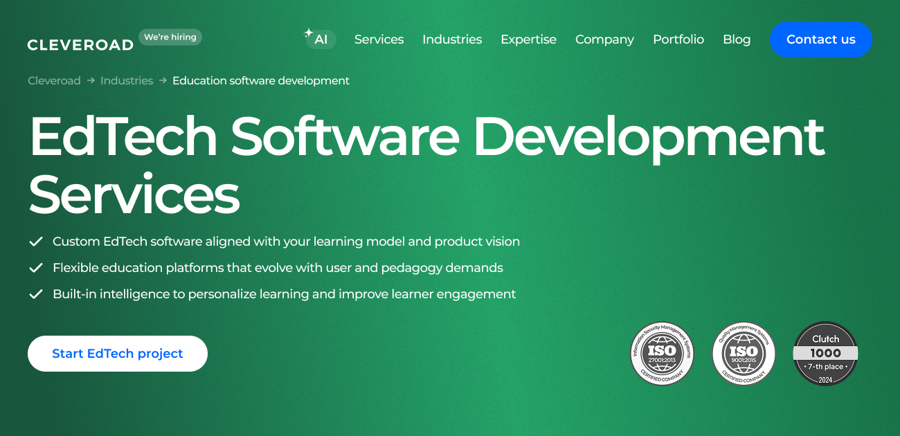 Entwicklung von EdTech-Software