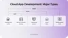 Developing a cloud based application: common types of cloud-based solutions