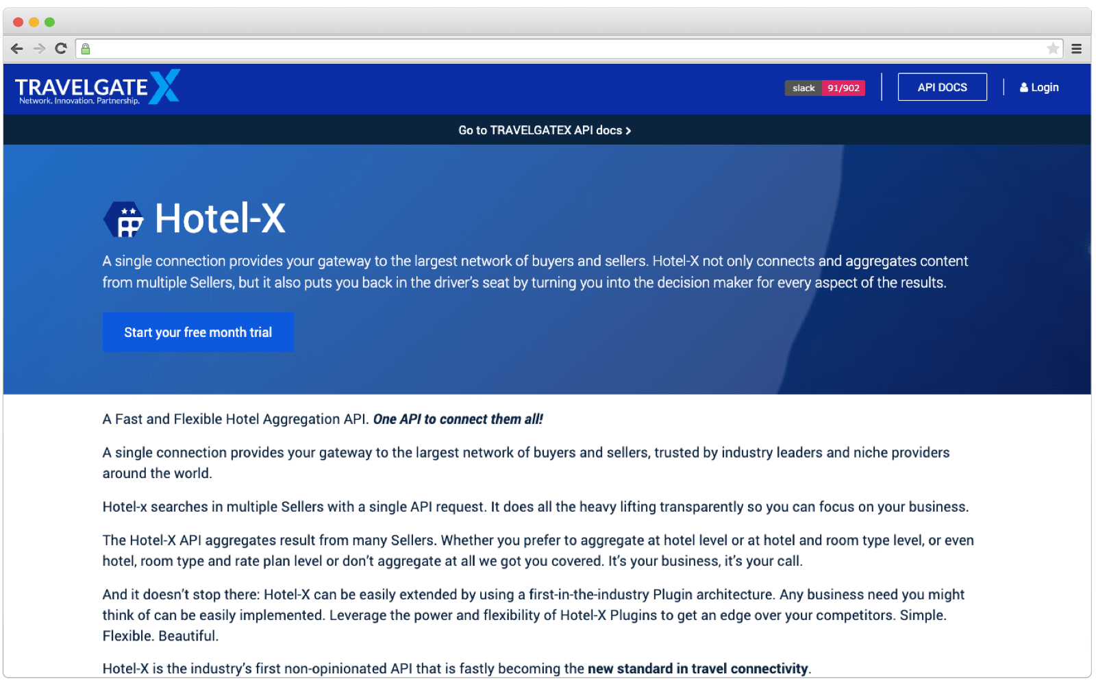 TravelgateX Hotel-X API