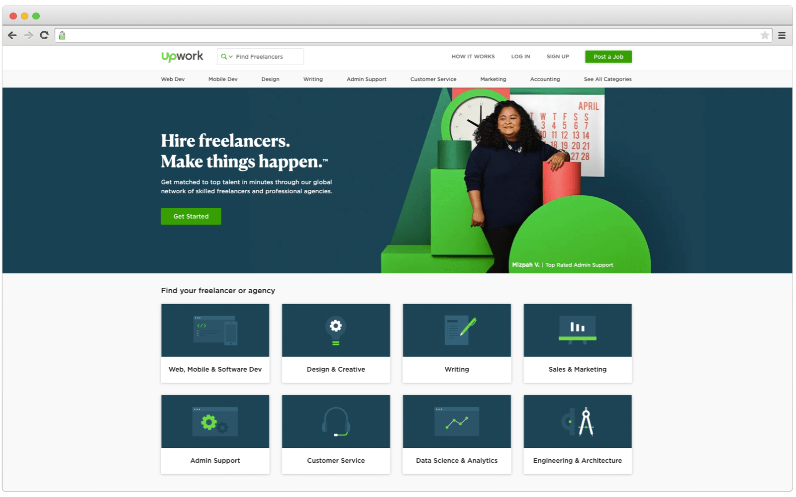 Upwork works great for IT outsourcing