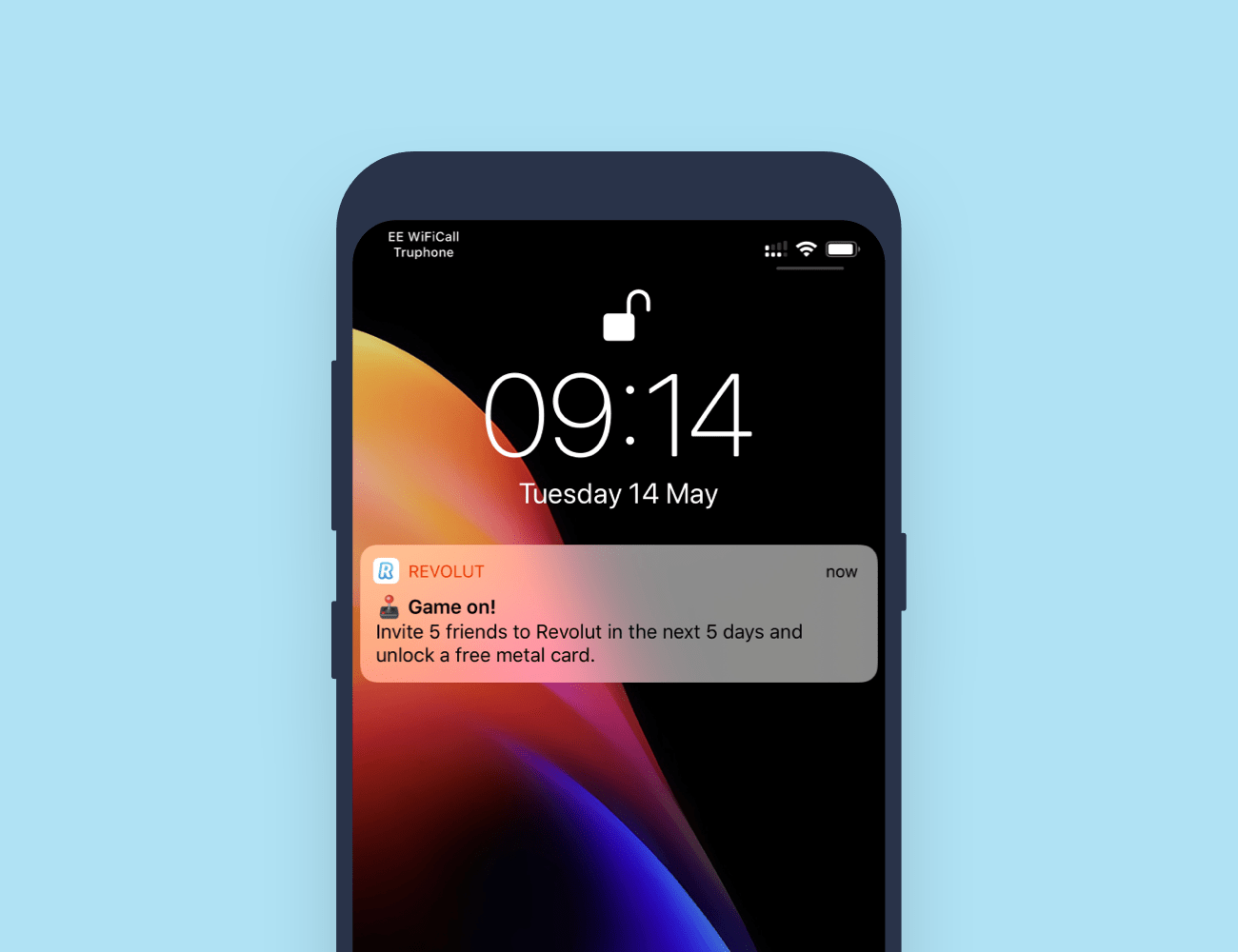 How push notifications look in a banking app
