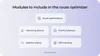Must-have modules for delivery route optimization app