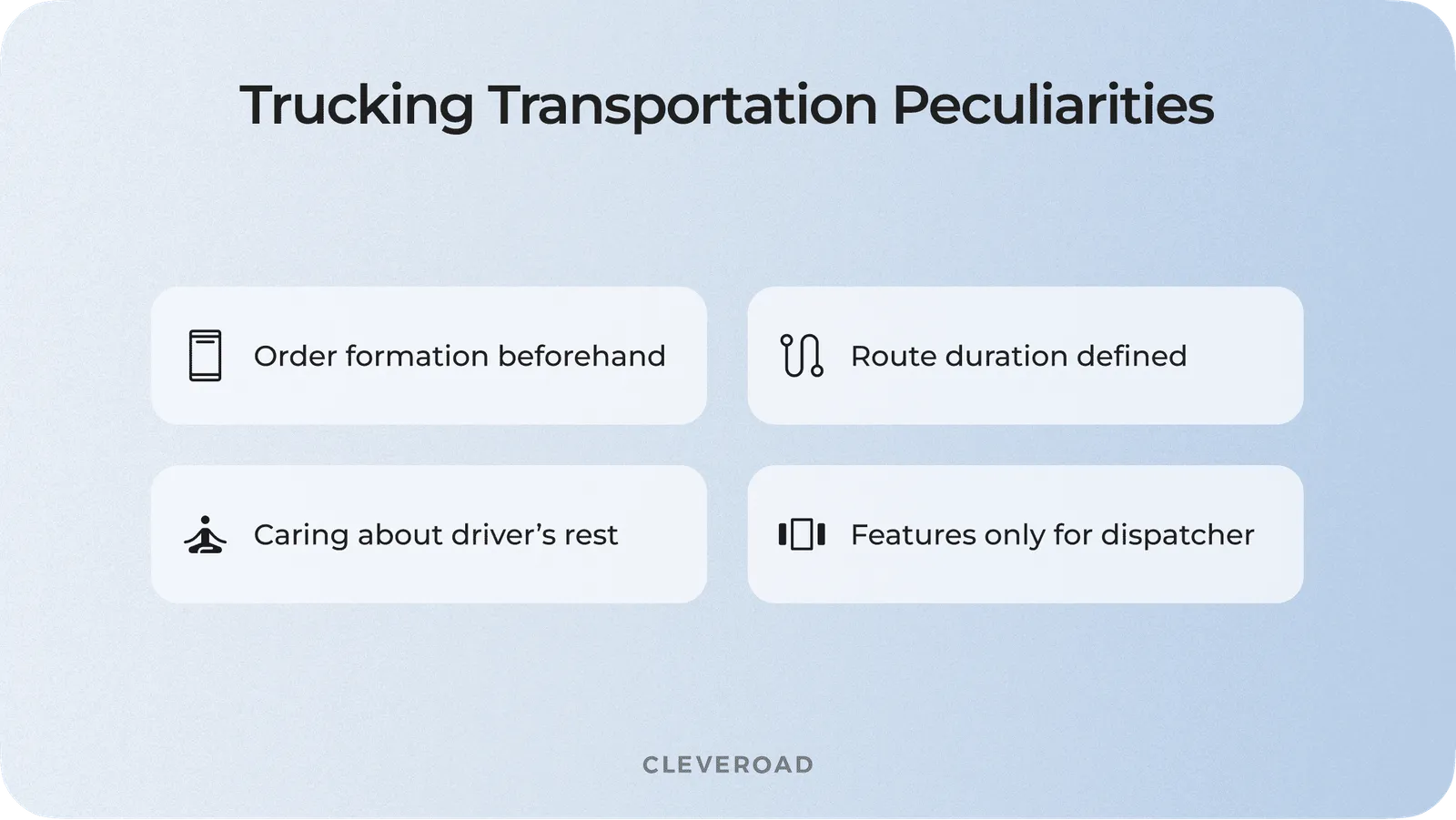 Fleet dispatching software: trucking transportation peculiarities