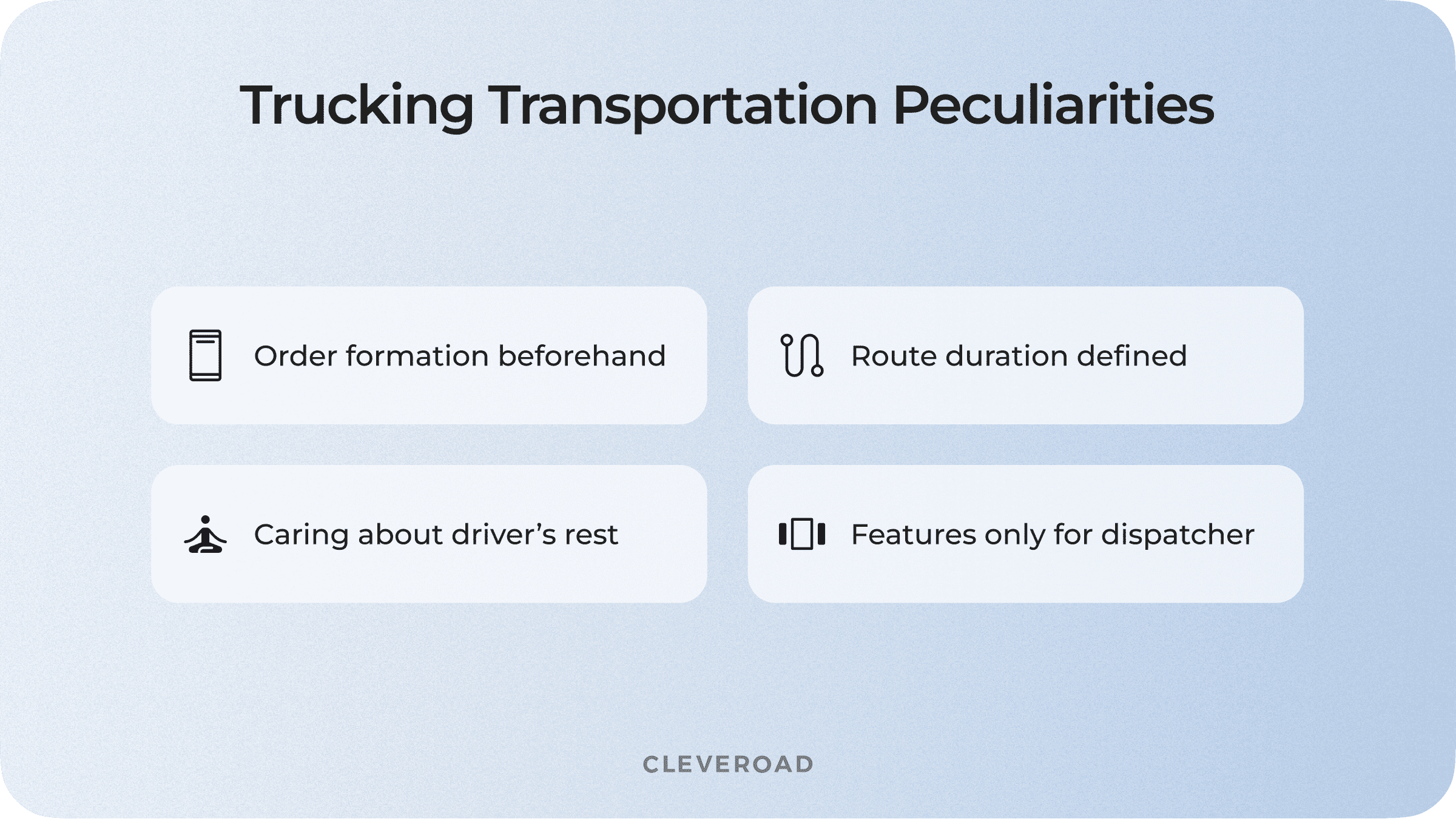 Fleet dispatching software: trucking transportation peculiarities