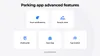 Parking app advanced features