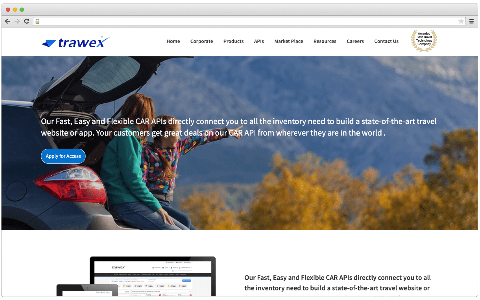 Trawex Universal Car API