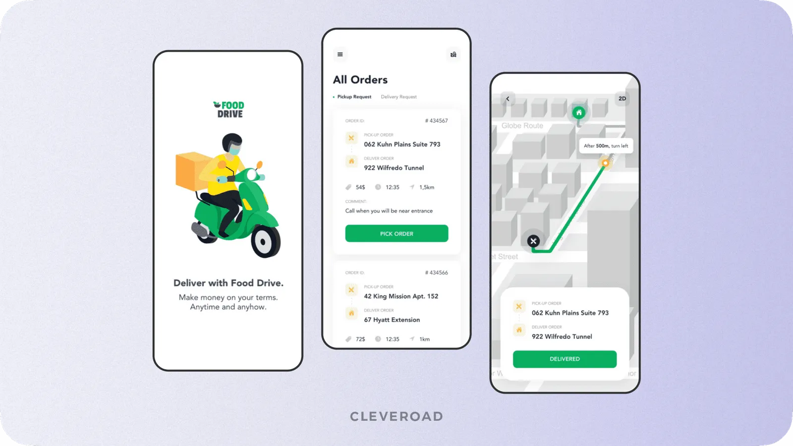 Build an on-demand delivery app: Courier app