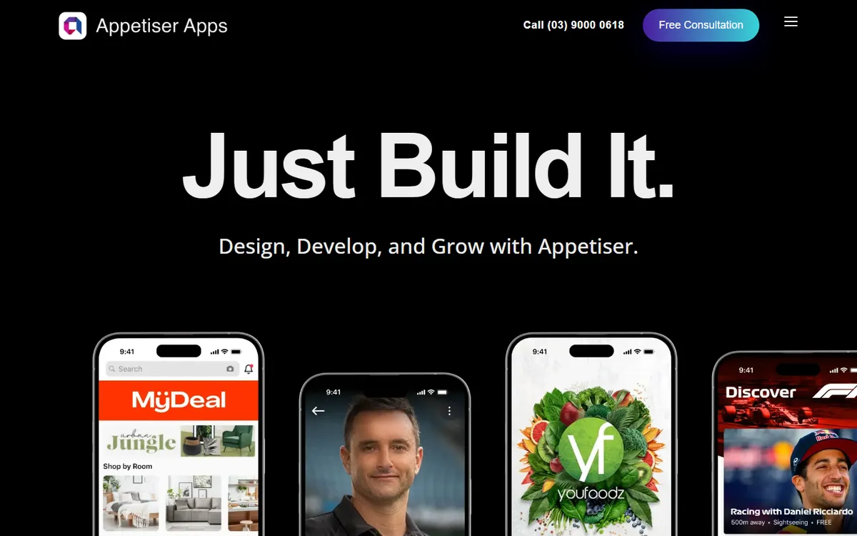 Appetiser Apps mobile app development company in Australia