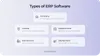 ERP system warehouse requires: types