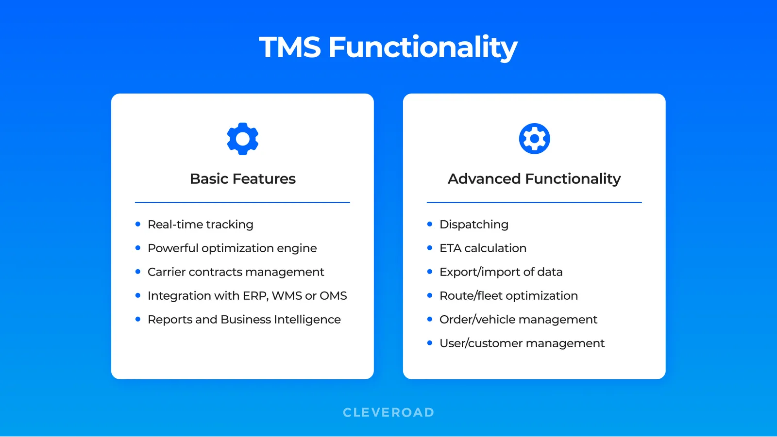 What is transportation management system: TMS functionality