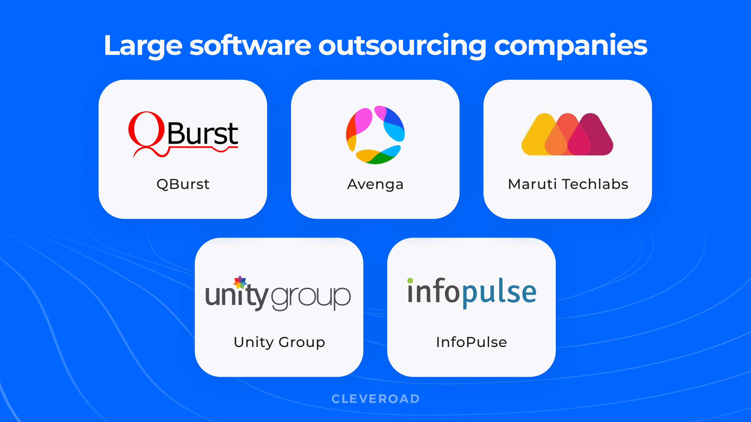 Large outsourcing software development companies