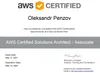 AWS Solutions Architect Certificate