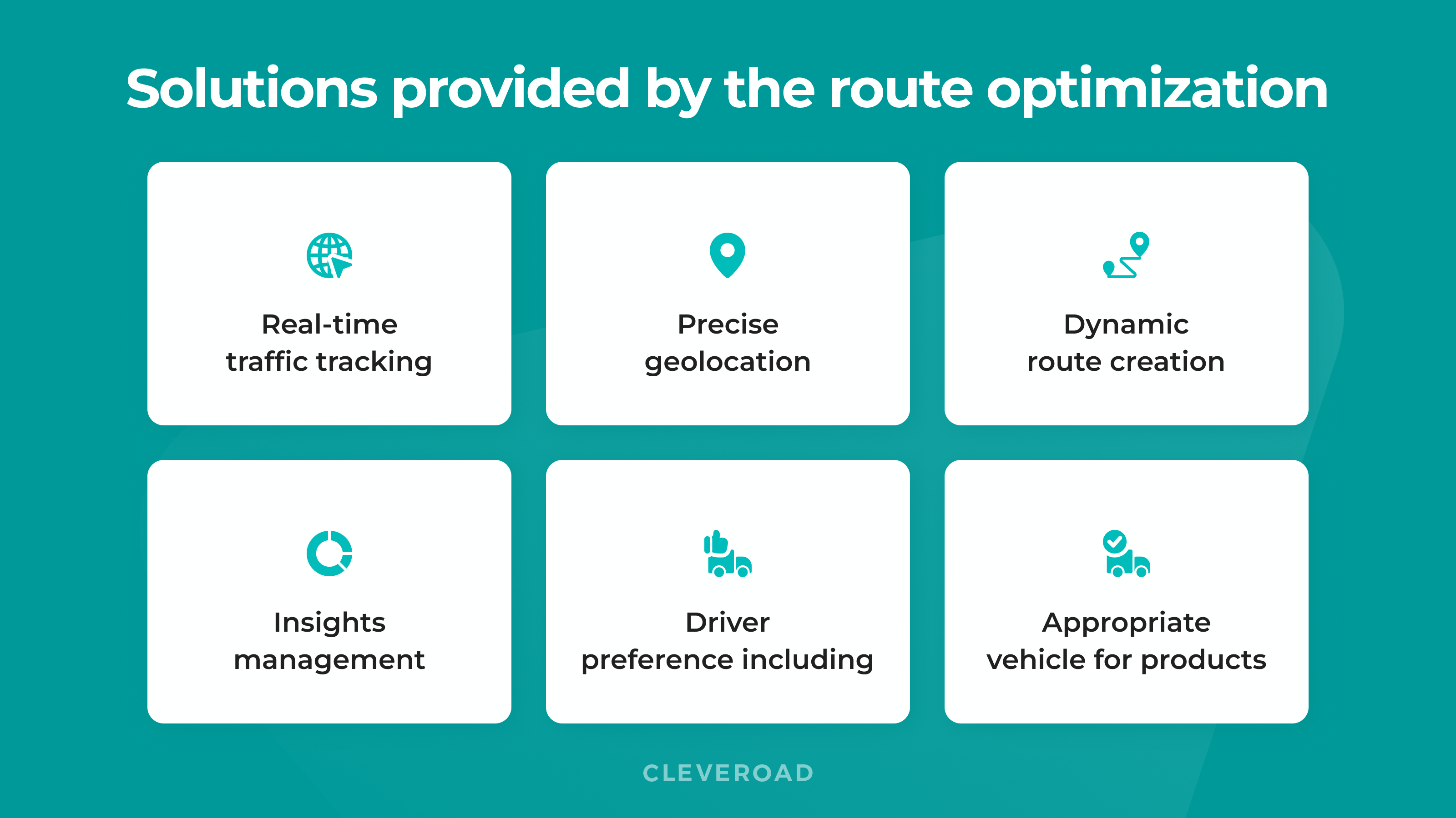 What solutions route optimization APIs bring?