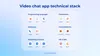 What technologies needed to build a video chat app?