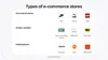 Types of e-commerce stores