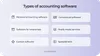 Types of accounting system software