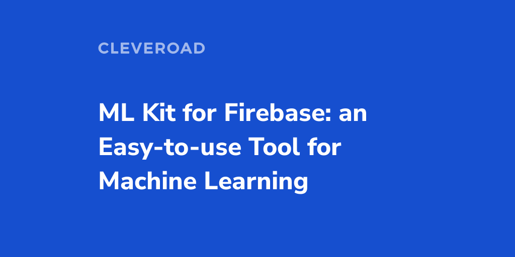 Firebase machine online learning kit