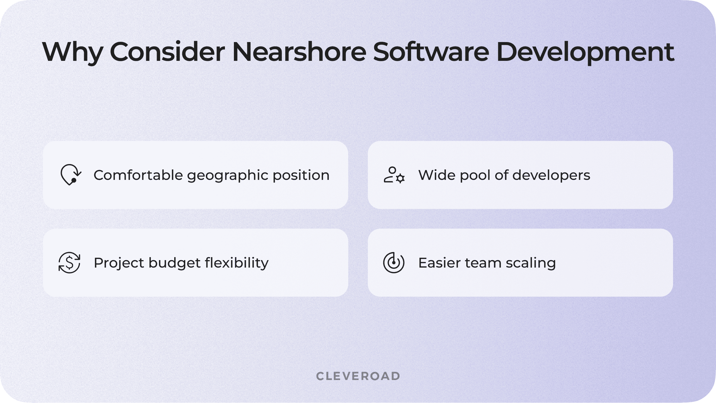 Reasons for Choosing Nearshore Software Outsourcing