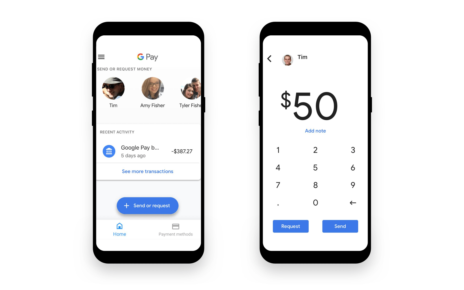 peer to peer payments