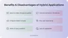 Benefits and disadvantages of hybrid apps