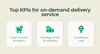Create an on-demand delivery service: Top KPIs