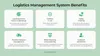 Logistics management system benefits