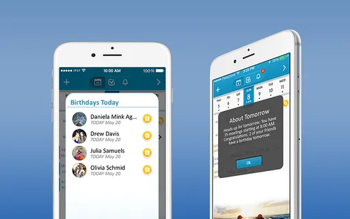 24me helps users schedule the tasks and events