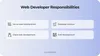 Web development teams: Web developer