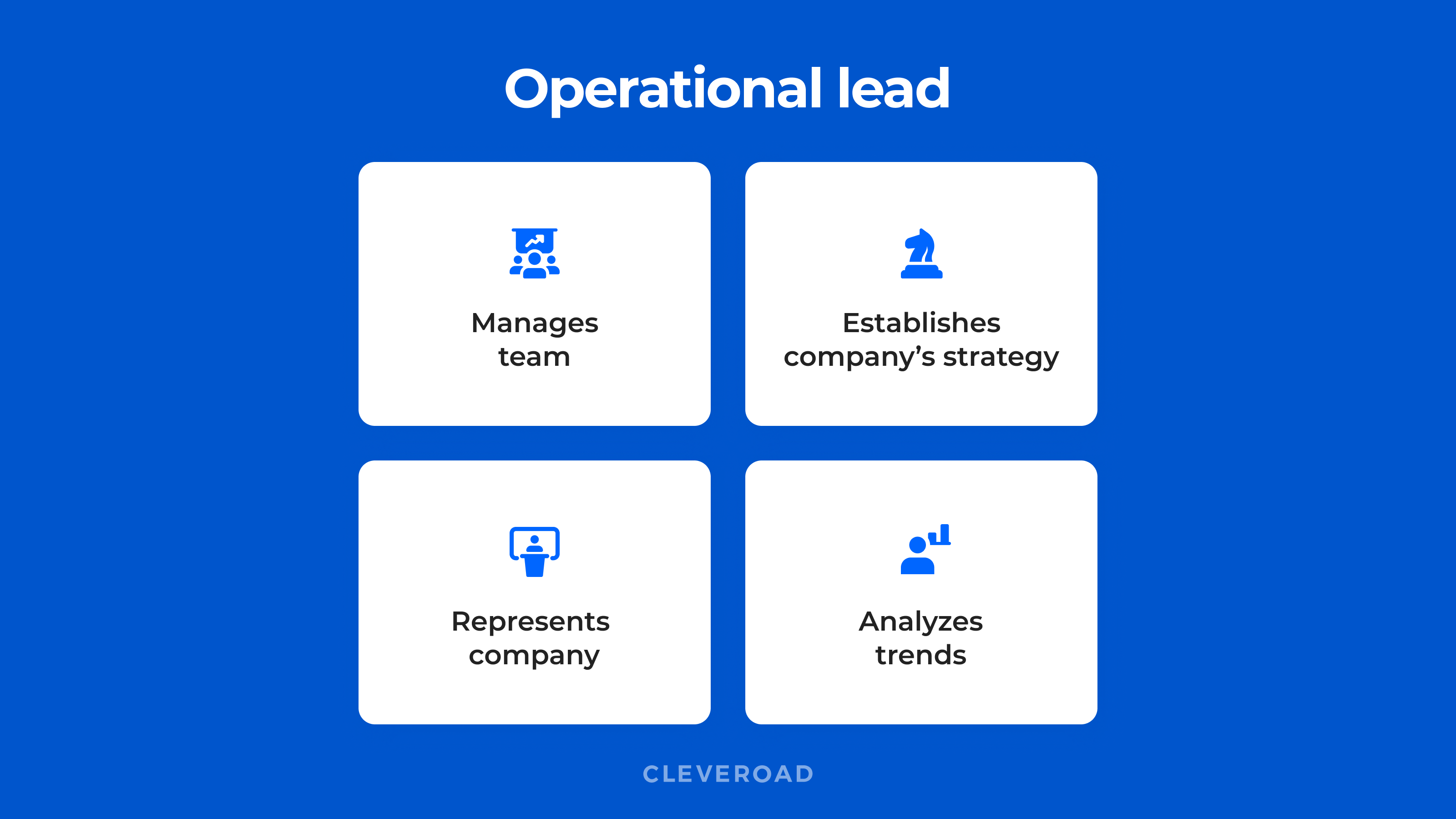 Hire a CTO: Operational lead