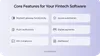 Core feature set you should include into your fintech app