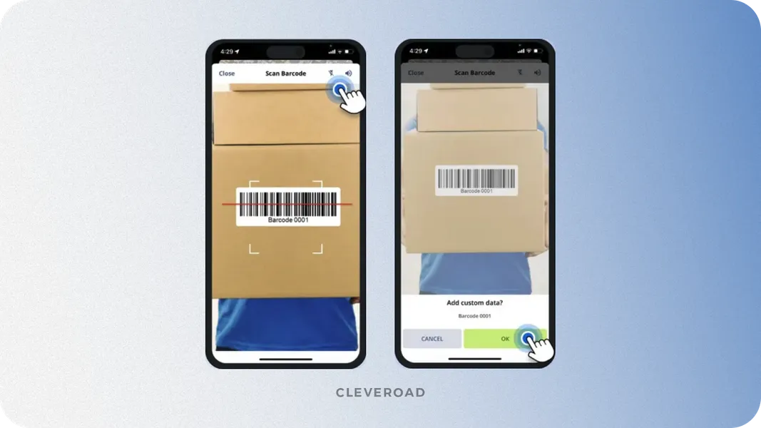 Barcode scanning (source: Route4me)
