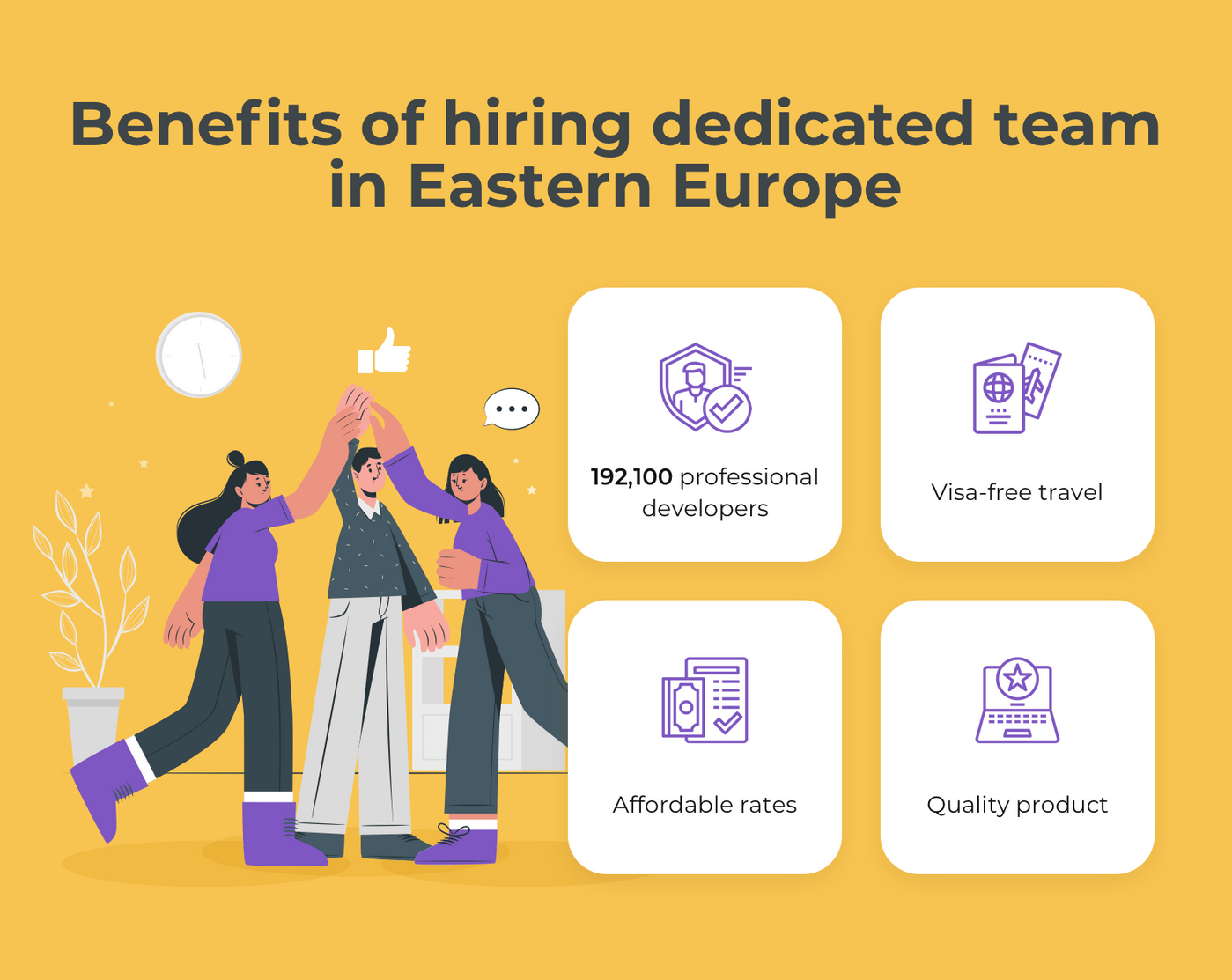 How to hire dedicated software development team in Eastern Europe?