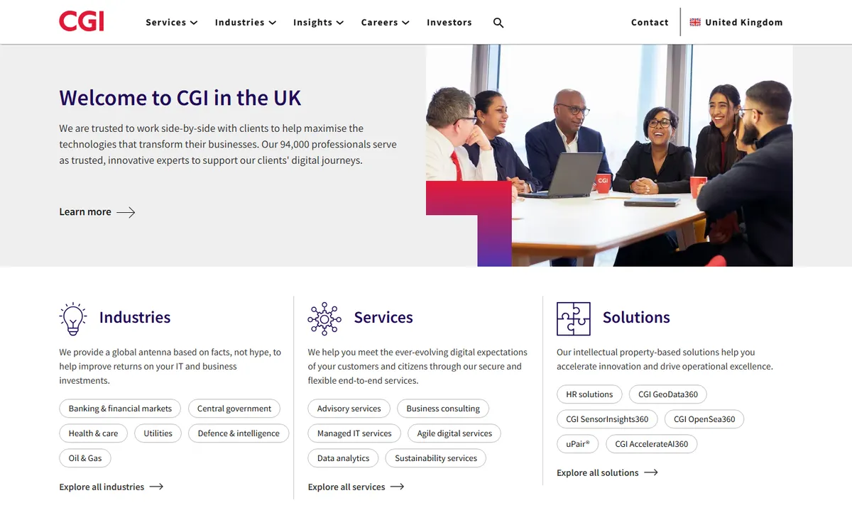 BJSS UK staff augmentation team