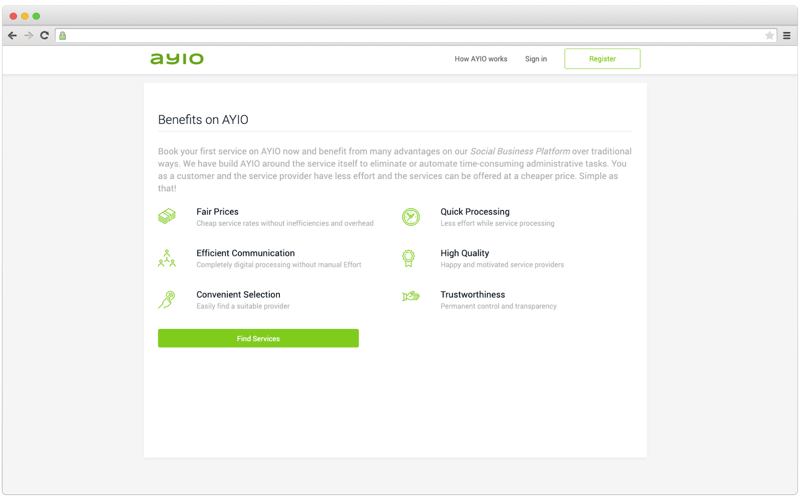 AYIO platform benefits