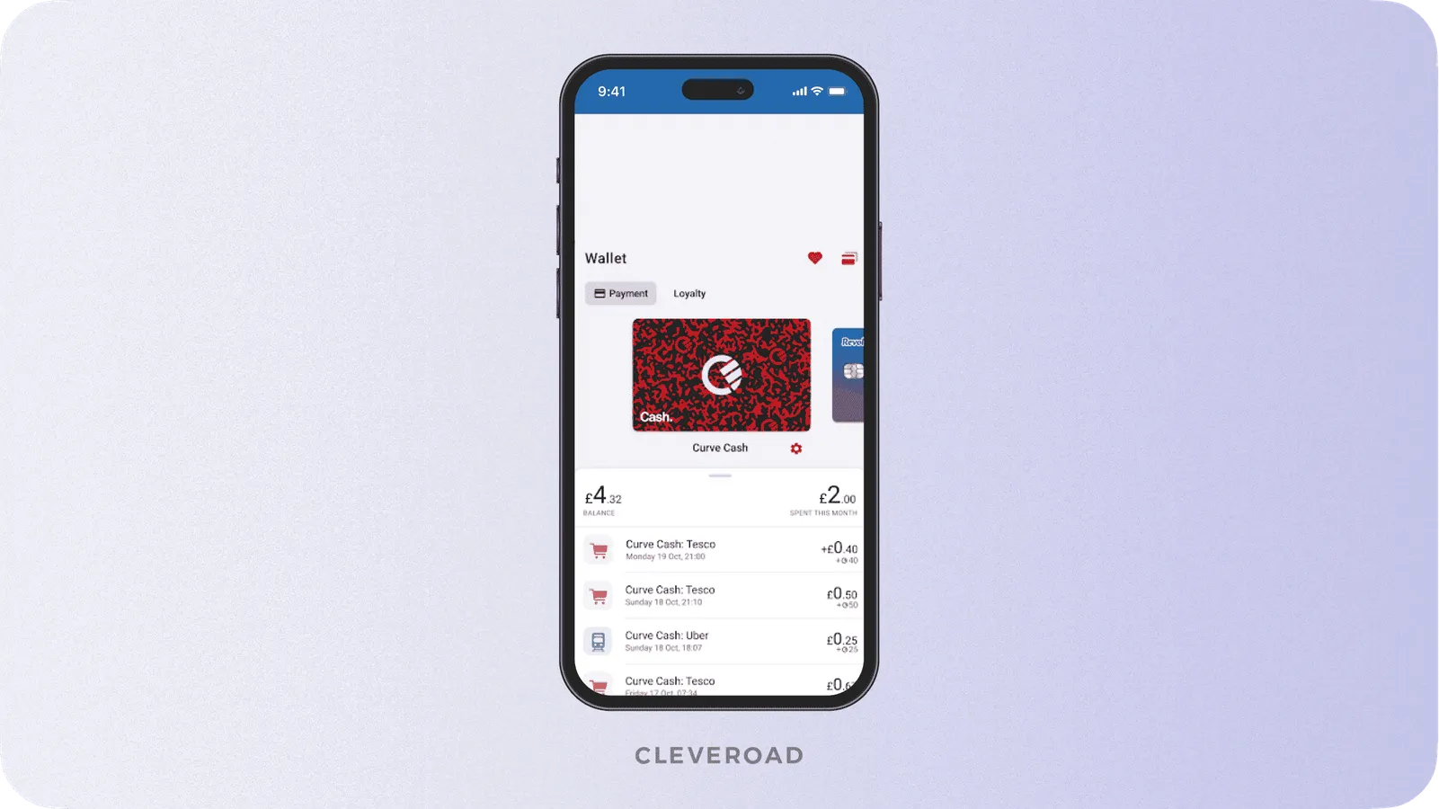 Curve cashback system.