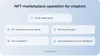 NFT marketplace operation