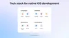 Required technologies to build a native iOS app
