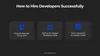 How to hire a web developer and not to fail? Steps to perform