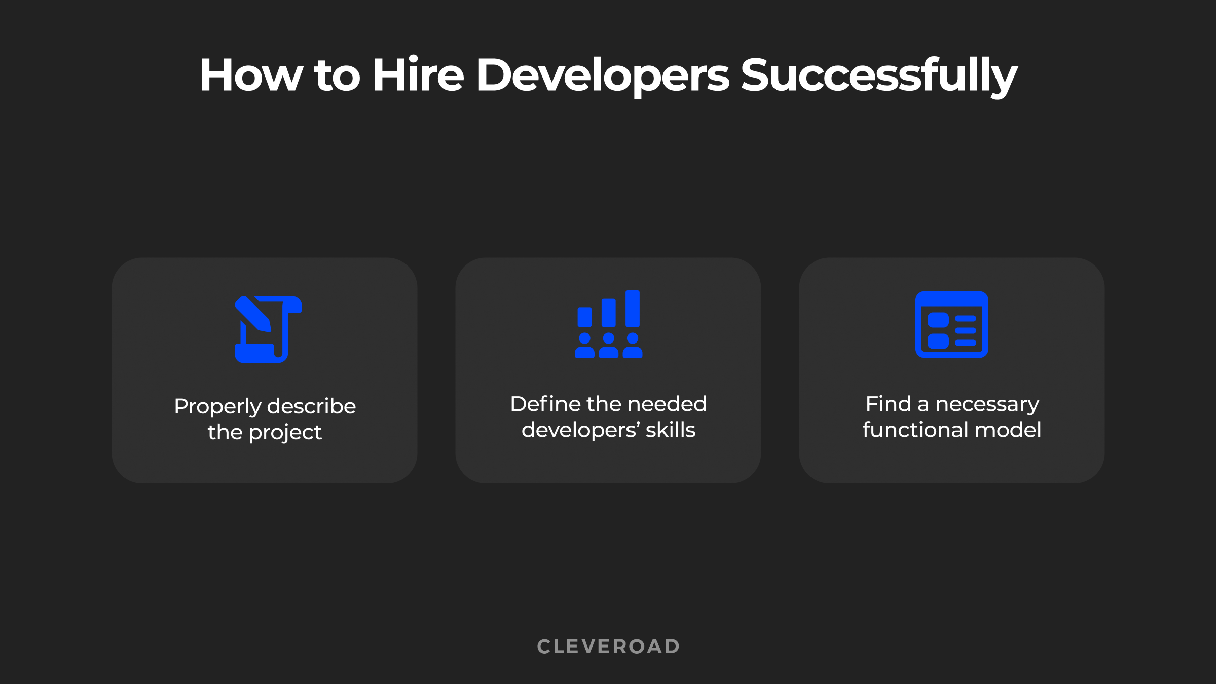 How to hire a web developer and not to fail? Steps to perform