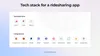 Tech start for a ridesharing app