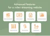 How to create a video streaming website with advanced features