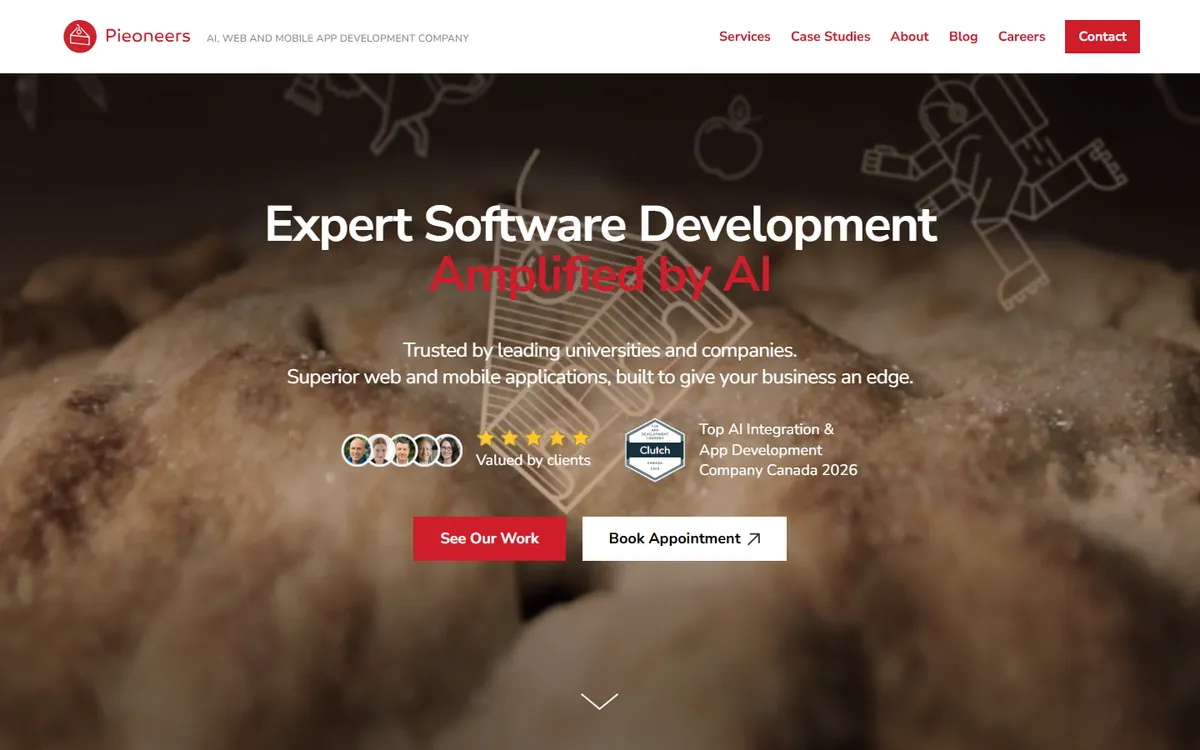 Pieoneers Canada education app development team