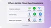 Cloud app developers to hire