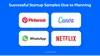 Samples of startups successful due to accurate planning