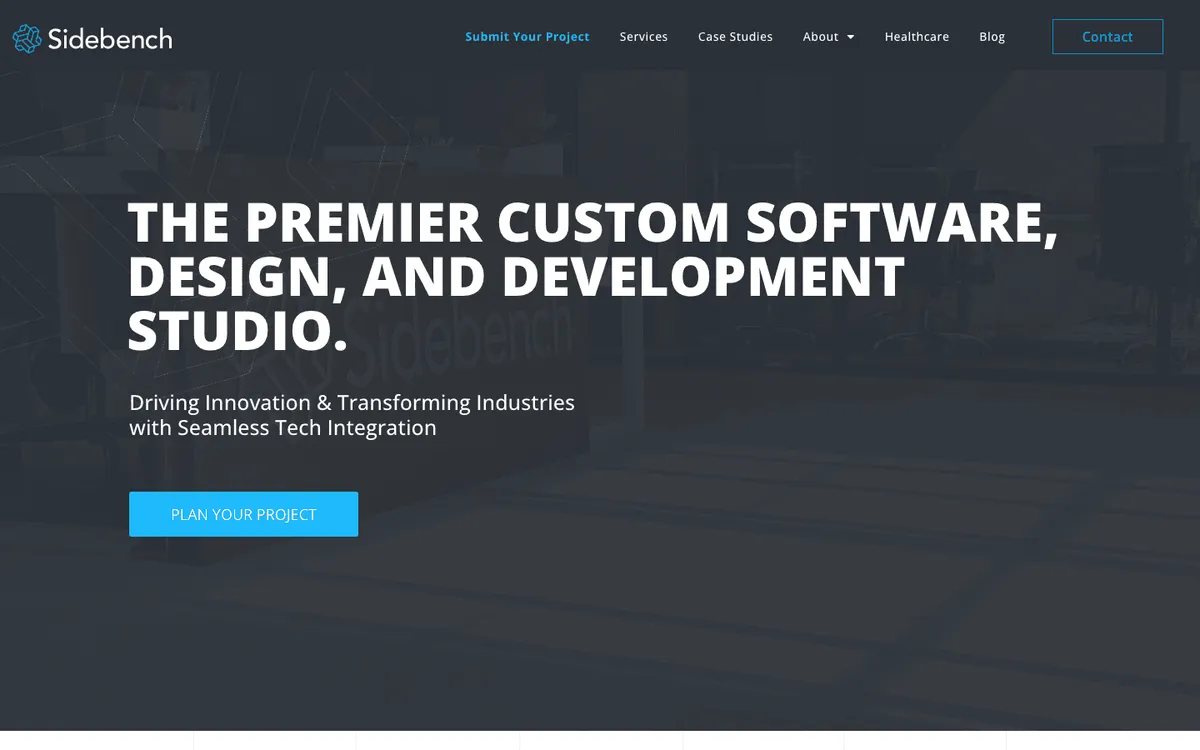 Sidebench banking app development company