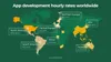App development hourly rates across the world