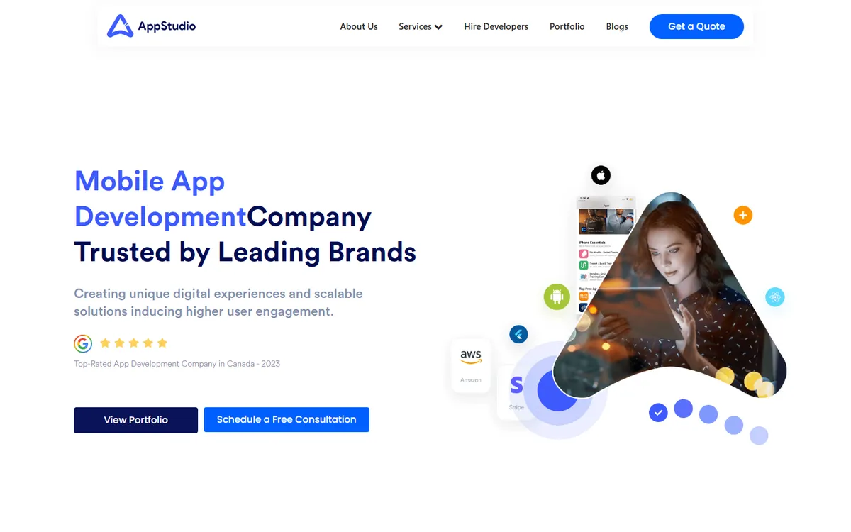 AppStudio React Native development team in Canada