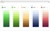 Shades of colors
