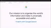 Scrollytelling instance: Google